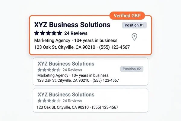 Local SEO example 1