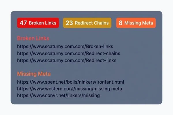 Technical SEO example 1