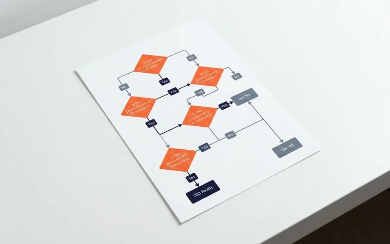 Decision flowchart: 5 questions to qualify your store for SEO investment